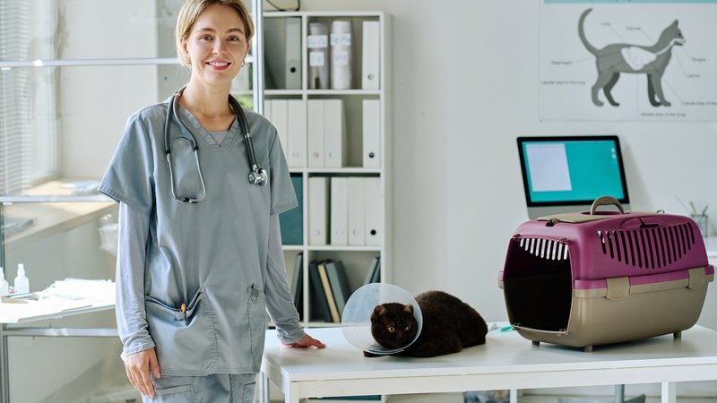 veterinary clinic cat care