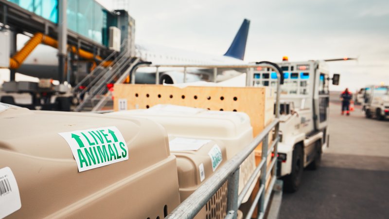 animal rescue transport plane