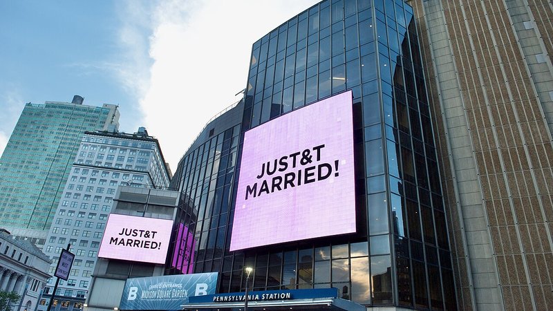 Wedding of Taylor Swift and Travis Kelce outside MSG 21